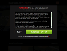 Tablet Screenshot of barebackflixxx.com